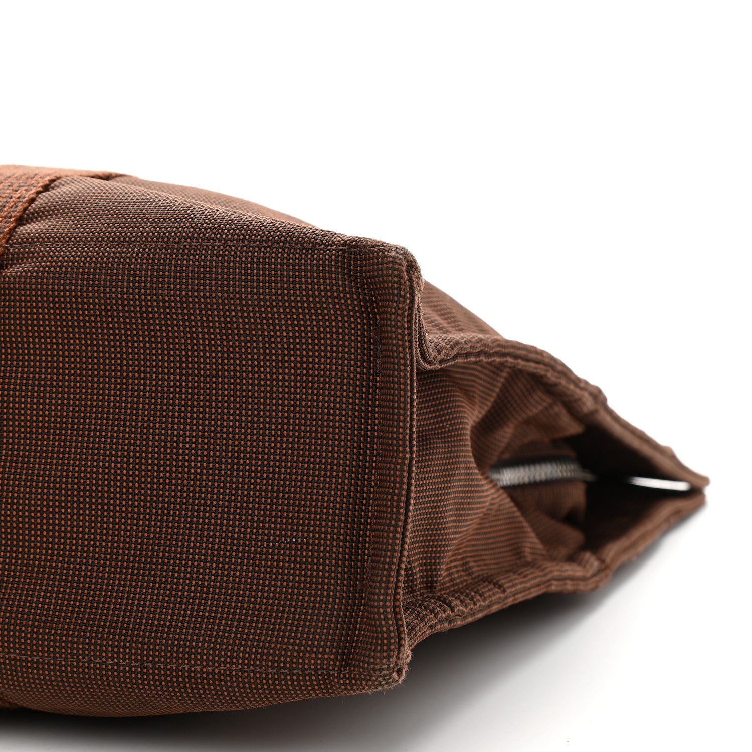 Hermes Canvas Herline GM Tote Brown 9 of 9