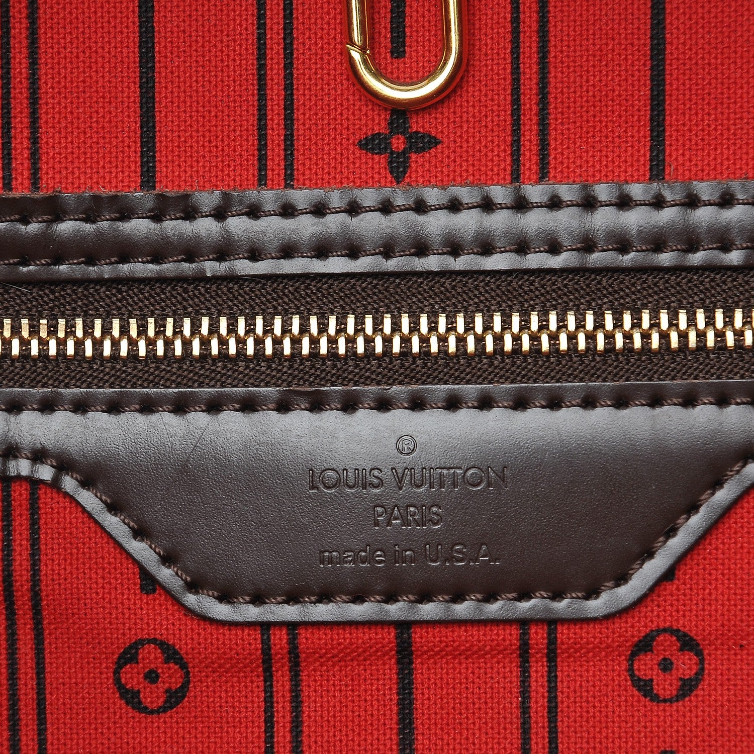 Louis Vuitton Damier Ebene Neverfull GM 6 of 7