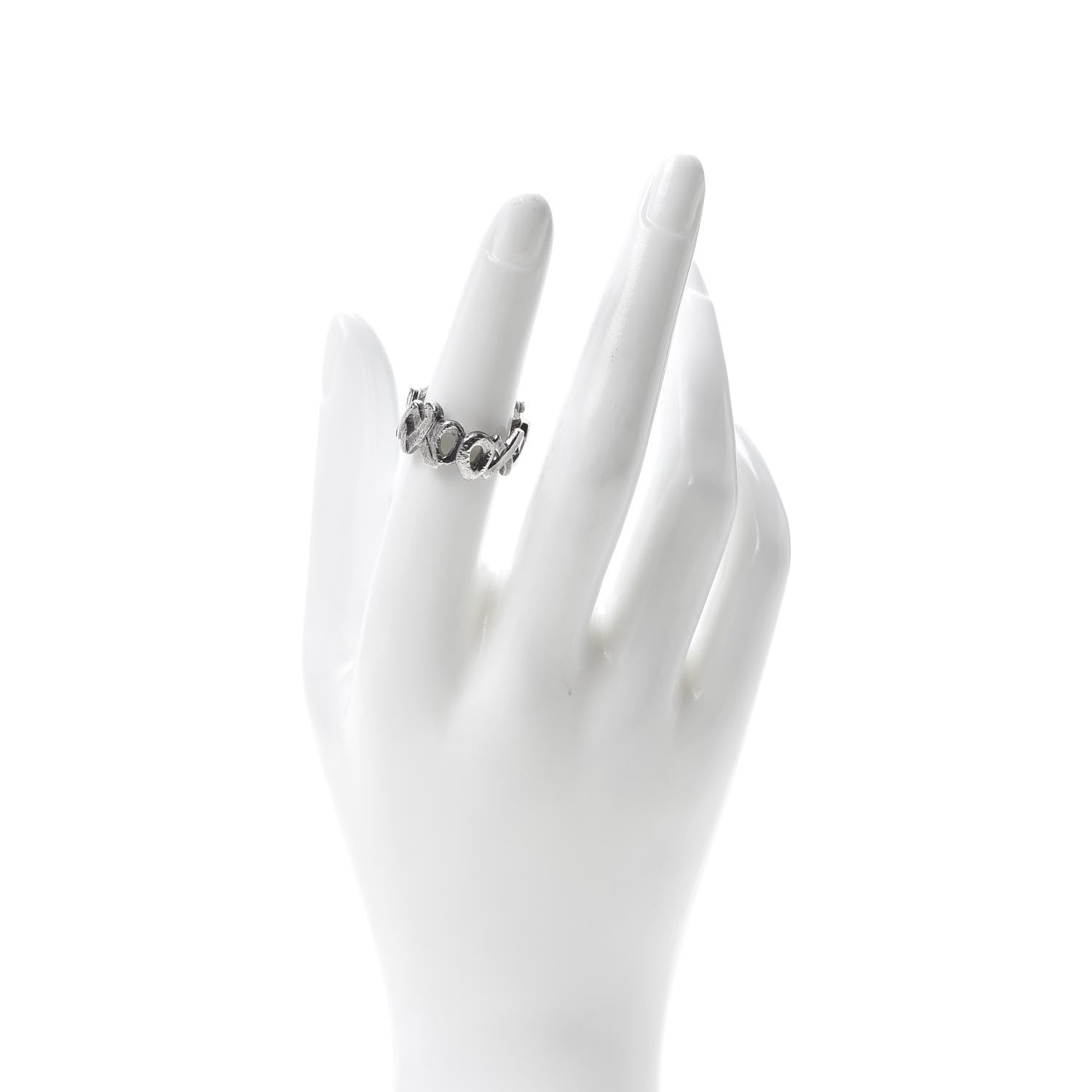 Tiffany Sterling Silver Paloma Picasso Love Kisses Ring 52 6 2 of 5