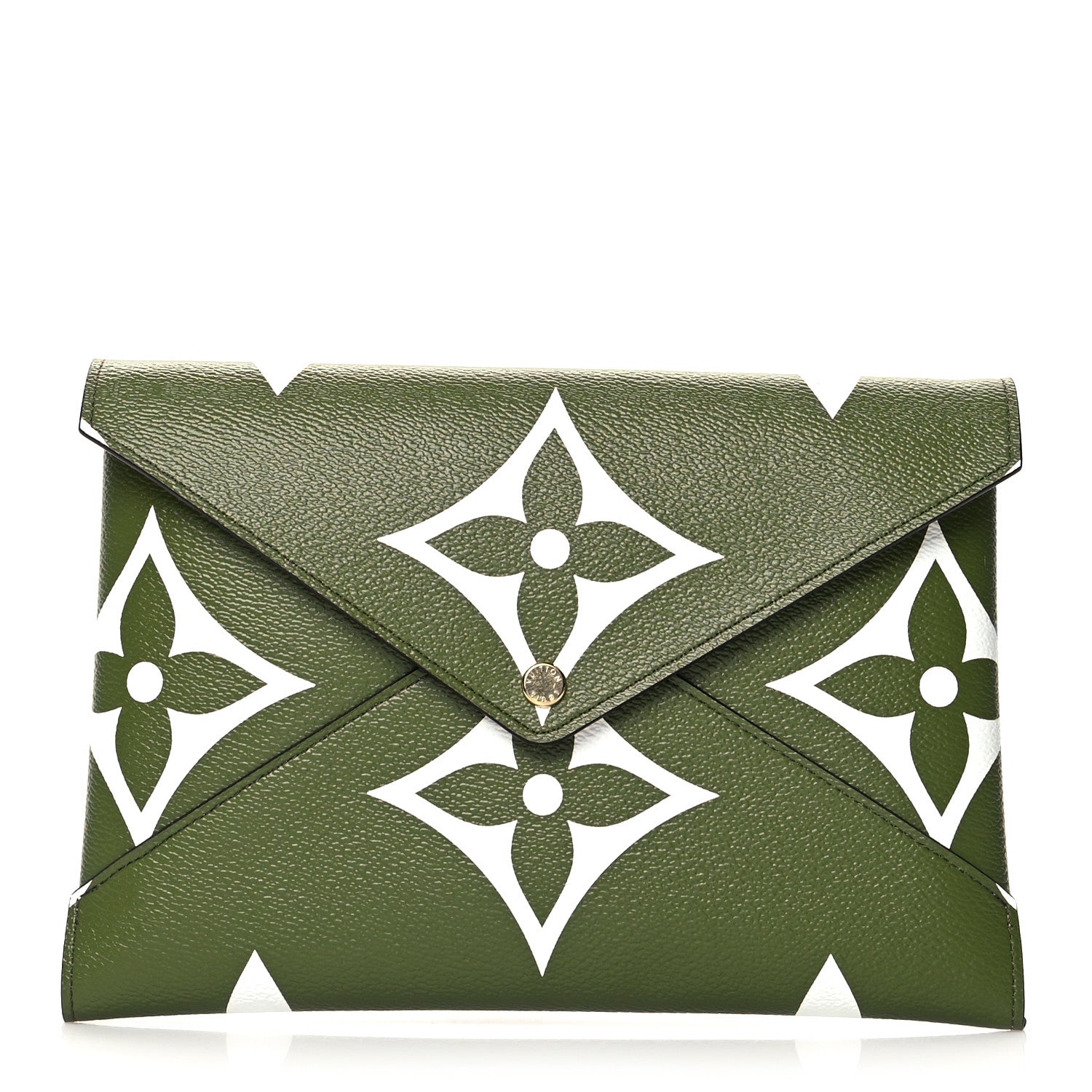 Louis Vuitton Monogram Giant Large Kirigami Pochette Kaki 1 of 10