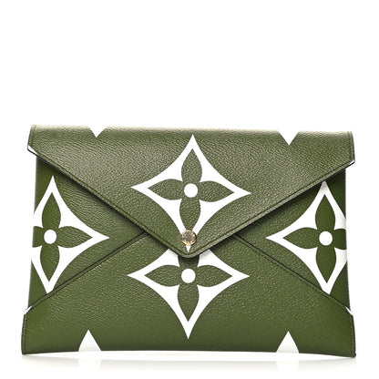 Louis Vuitton Monogram Giant Large Kirigami Pochette Kaki 1 of 10