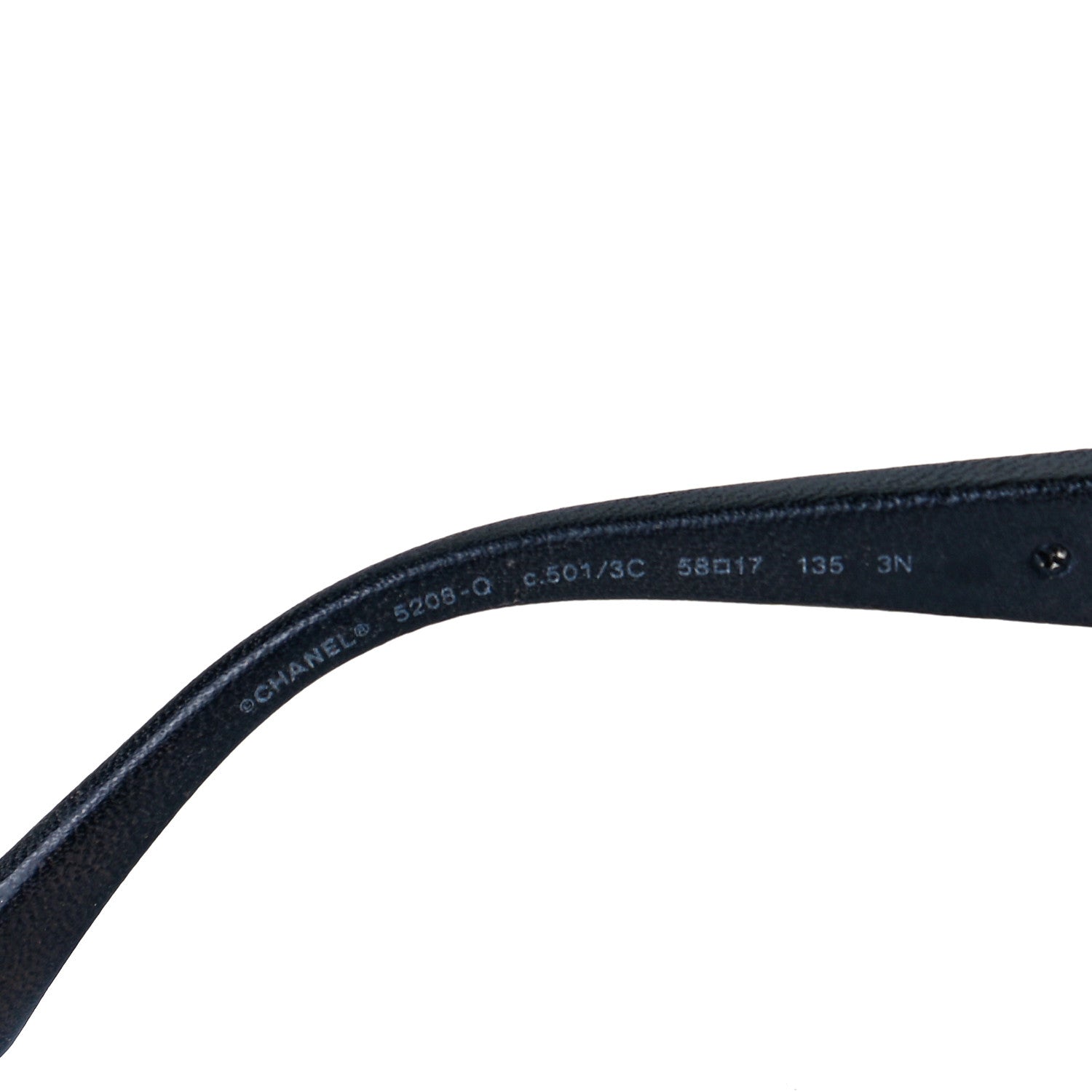 Chanel Acetate Chain Sunglasses 5208-Q Black 4 of 5