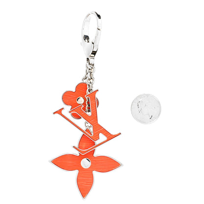 Louis Vuitton Fleur d Epi Bag Charm Piment 2 of 4
