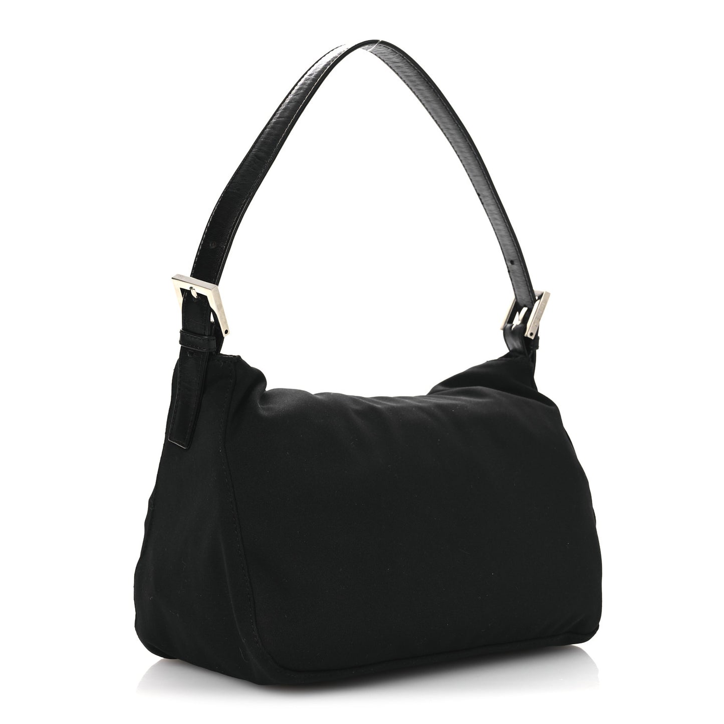 Nylon Baguette Bag Black