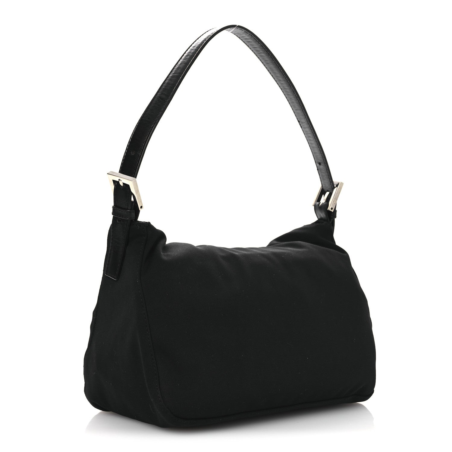 Fendi Nylon Baguette Bag Black 3 of 12
