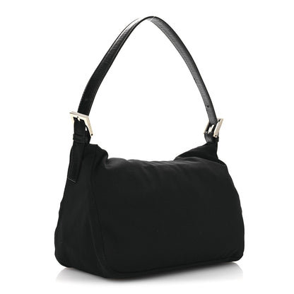 Fendi Nylon Baguette Bag Black 3 of 12