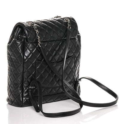 Chanel Lambskin Quilted Large Urban Spirit Backpack Black 3 of 7