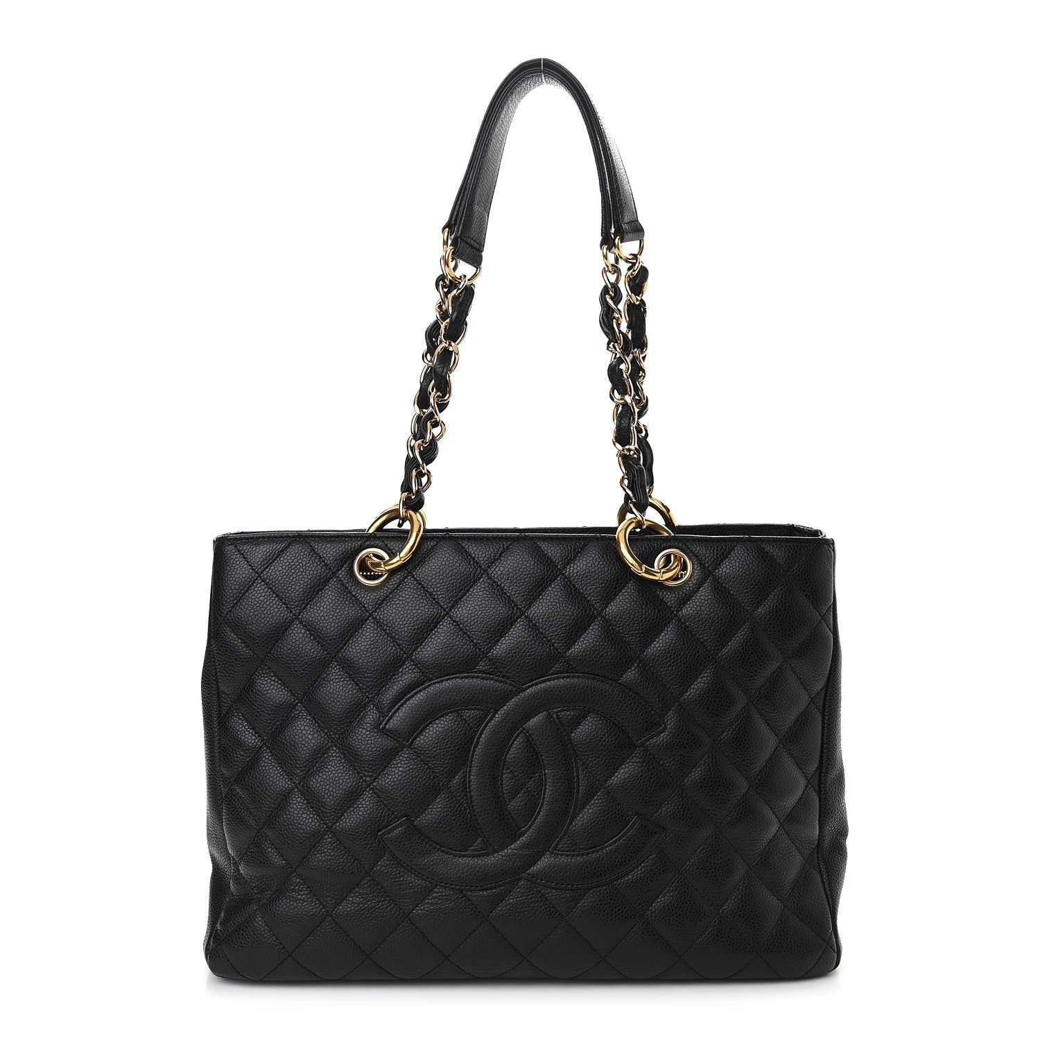 Chanel Caviar Quilted Grand Shopping Tote GST Black 1 of 10