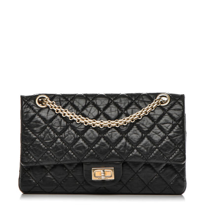 Chanel Aged Calfskin Quilted 2.55 Reissue 225 Flap Black 1 of 8