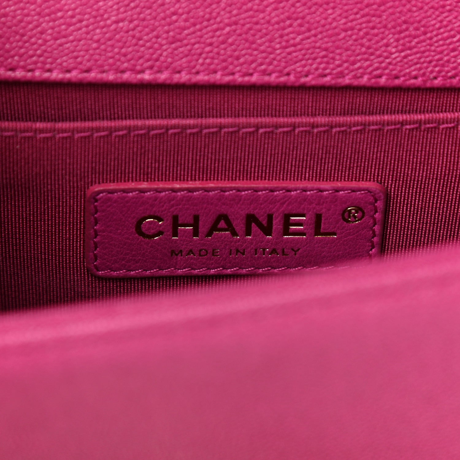 Chanel Caviar Quilted Small Boy Flap Fuchsia 6 of 11