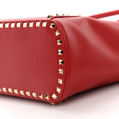 Valentino Garavani Vitello Rockstud Shoulder Bag Rosso Valentino 10 of 10
