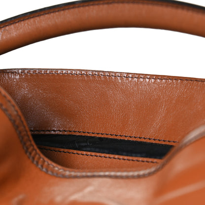 Burberry Soft Lambskin Bridle Calfskin Medium Gosford Hobo Tan 16 of 16
