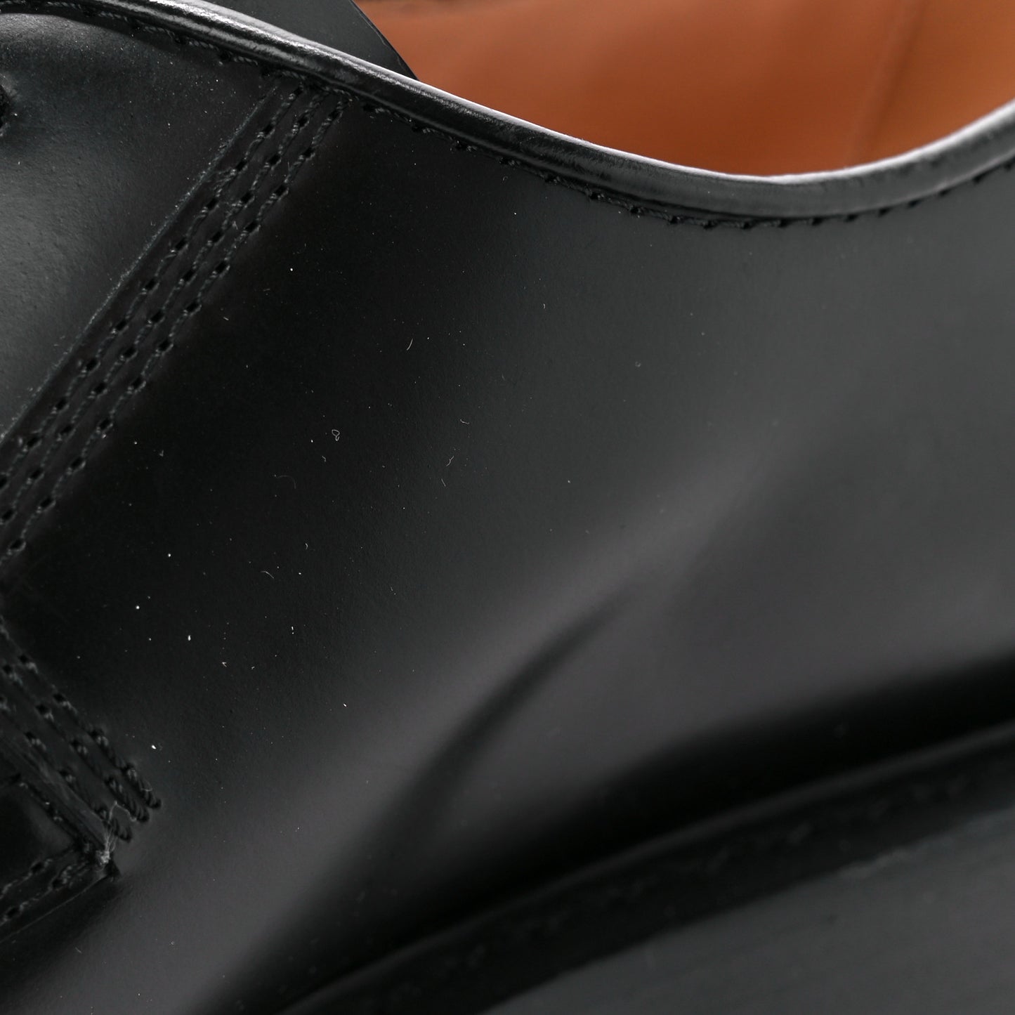 Calfskin Platform Derby Shoes 38 Black