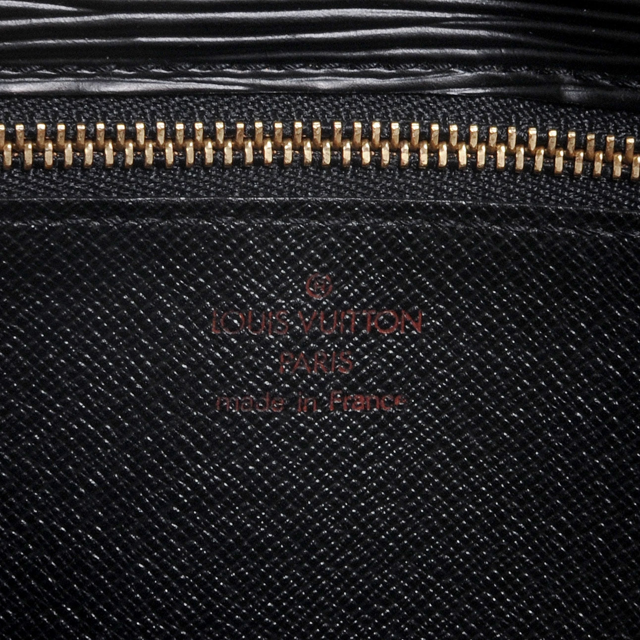 Louis Vuitton Epi Pochette Sellier Dragonne Black 6 of 7