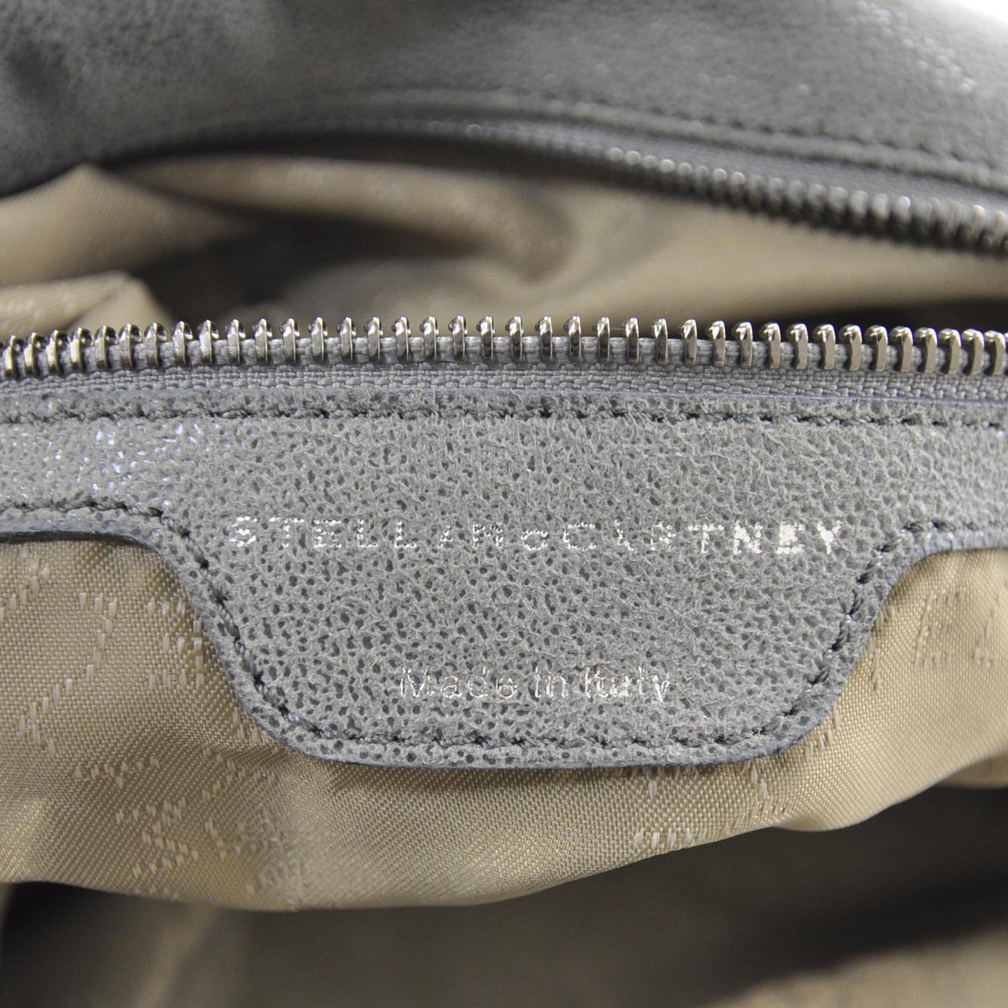 Leather Falabella Tote Light Grey