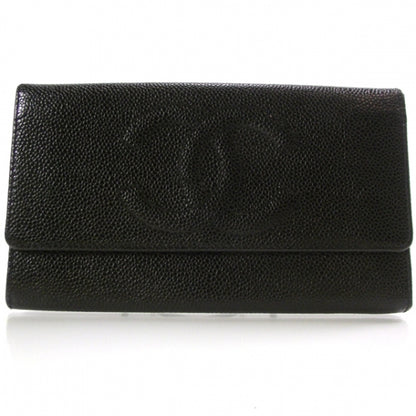 Chanel Caviar CC Flap Wallet Black 1 of 5