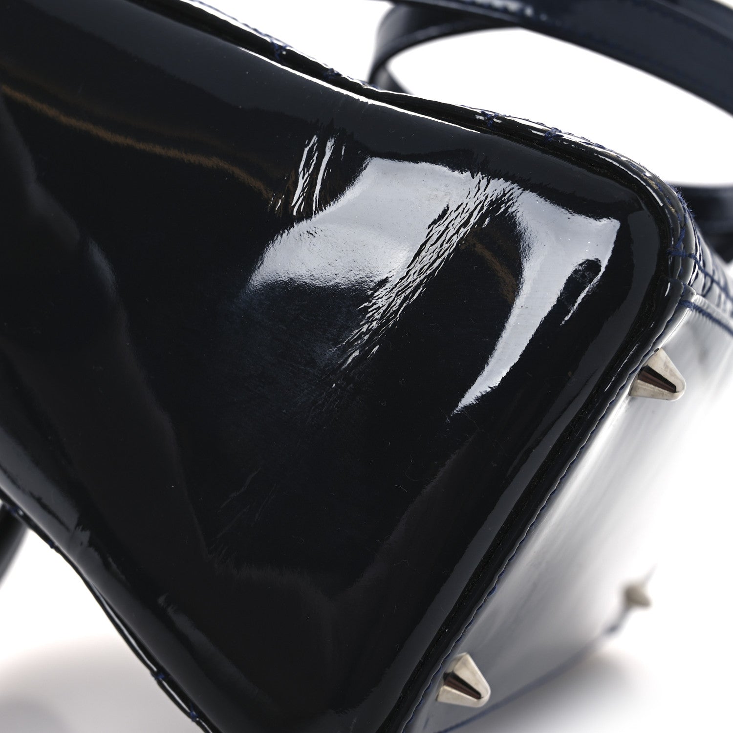 Christian Dior Patent Cannage Medium Lady Dior Navy Blue 13 of 13