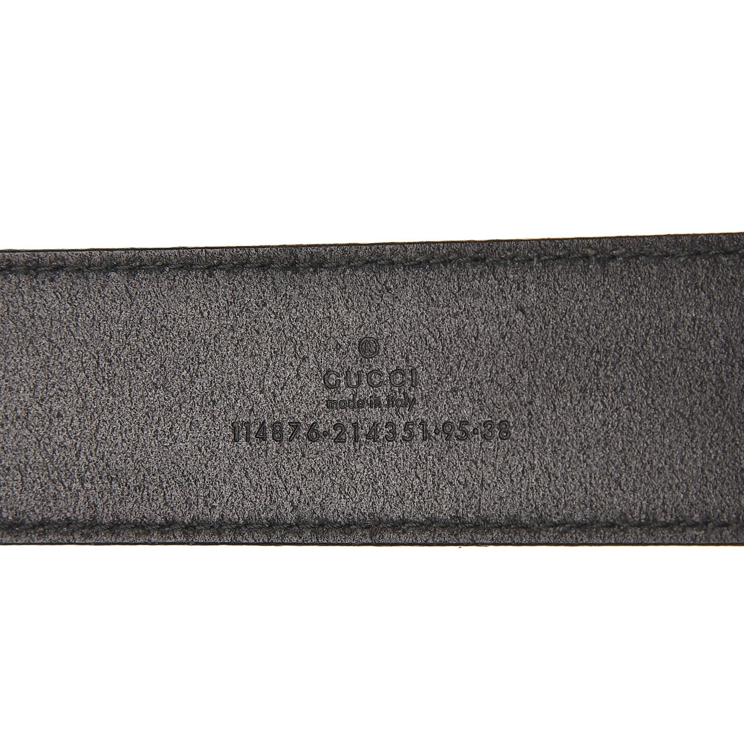 Calfskin Interlocking G 40mm Belt 95 38 Black