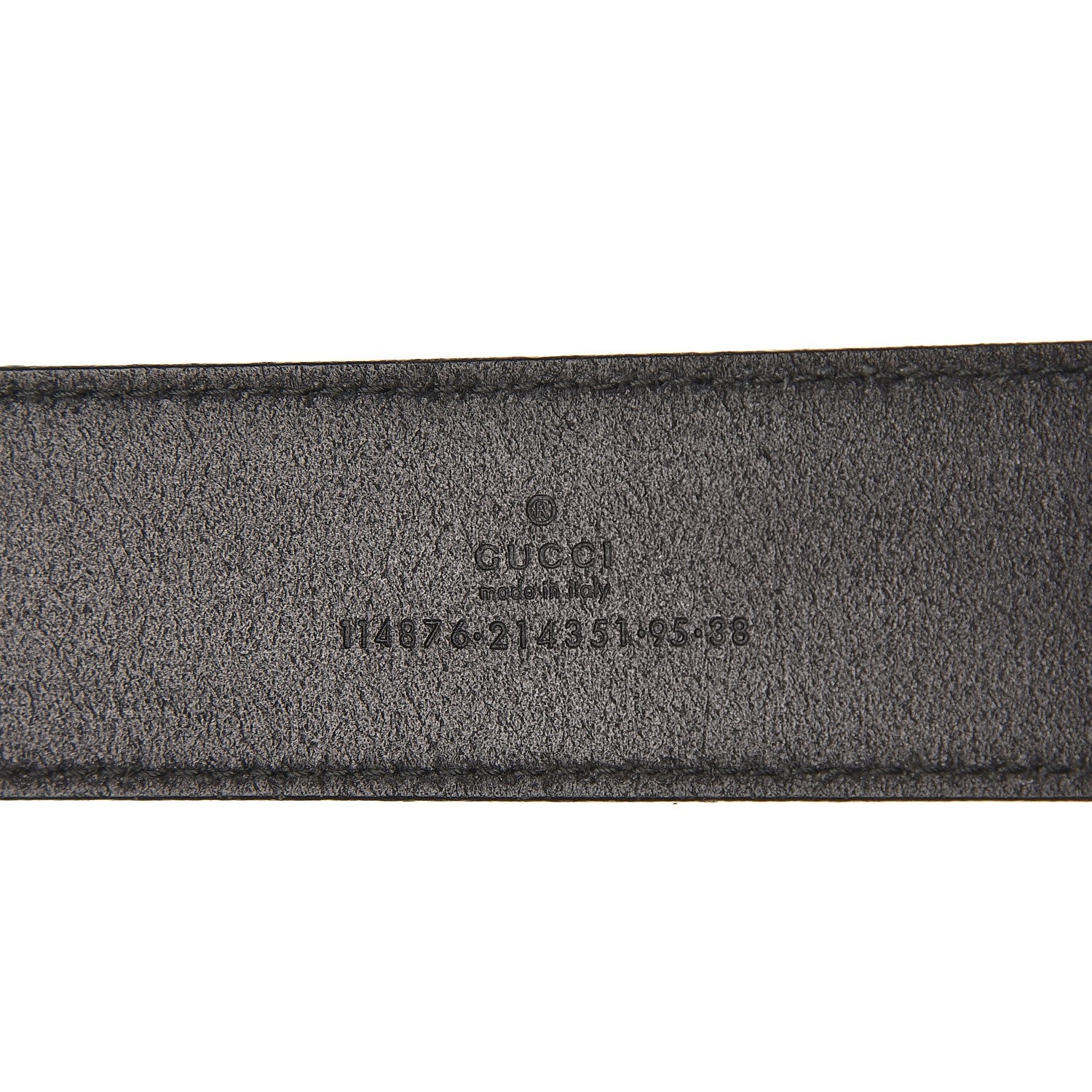 Gucci Calfskin Interlocking G 40mm Belt 95 38 Black 5 of 7