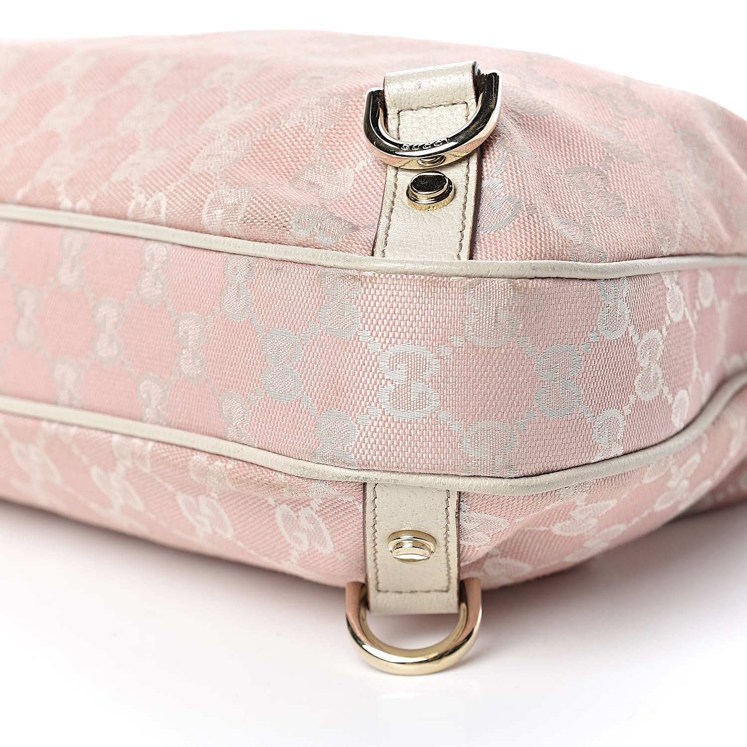 Gucci Monogram Large Abbey D Ring Hobo Pink 13 of 13