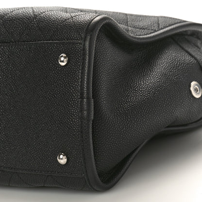 Chanel Caviar Stitched Shopping Tote Black 11 of 12