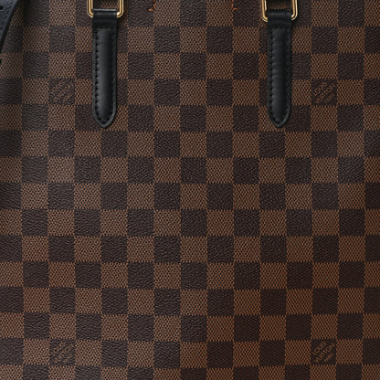 Louis Vuitton Damier Ebene Belmont MM Black 7 of 14