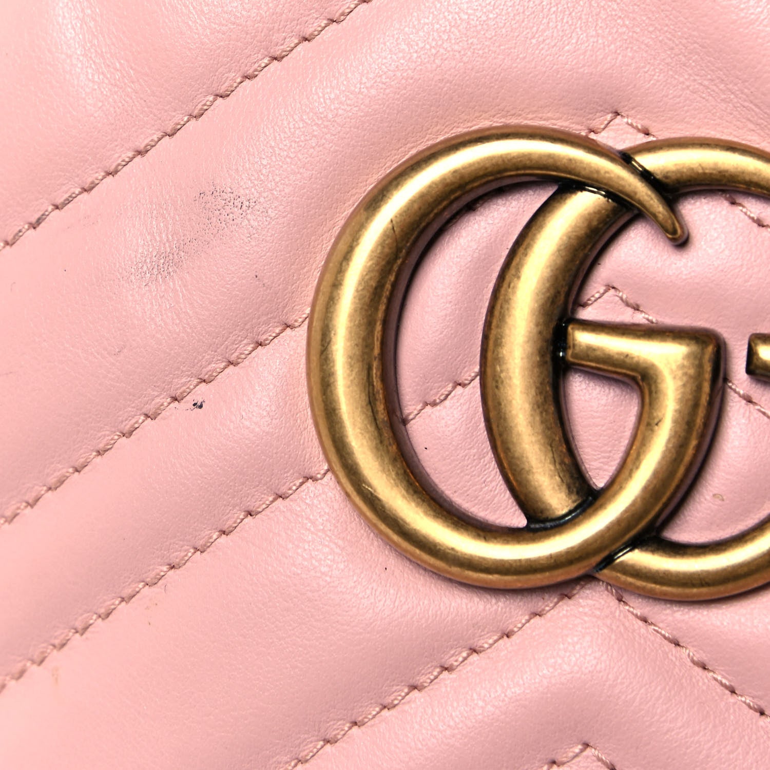 Gucci Calfskin Matelasse GG Marmont Dome Backpack Perfect Pink 15 of 17