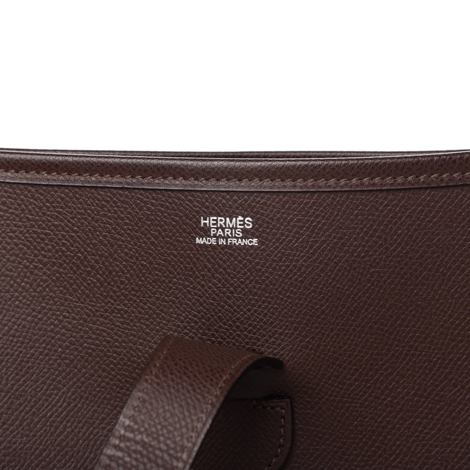 Hermes Epsom Evelyne II GM Chocolate 8 of 8