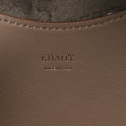 Khaite Suede Calfskin Medium Lotus Tote Toffee 7 of 10