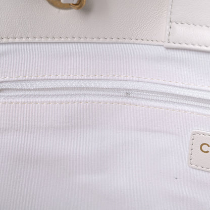 Chanel Lambskin Quilted Large Classic Shopping Tote White 14 of 16