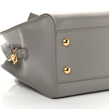 Saint Laurent Calfskin Monogram Baby Cabas Fog 8 of 13