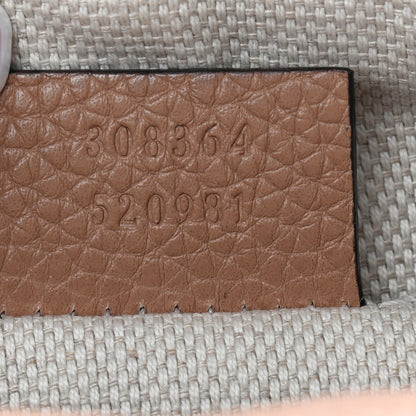 Gucci Pebbled Calfskin Small Soho Disco Bag Camelia 6 of 10