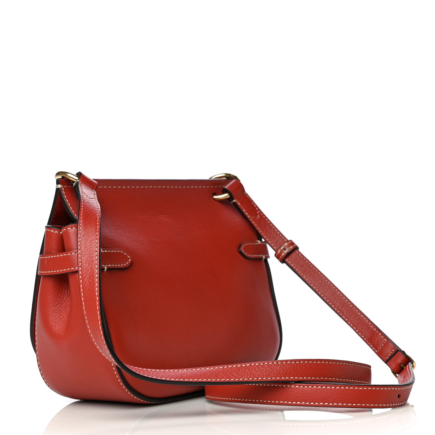 Mulberry Silky Calfskin Amberley Small Satchel Rust 3 of 13