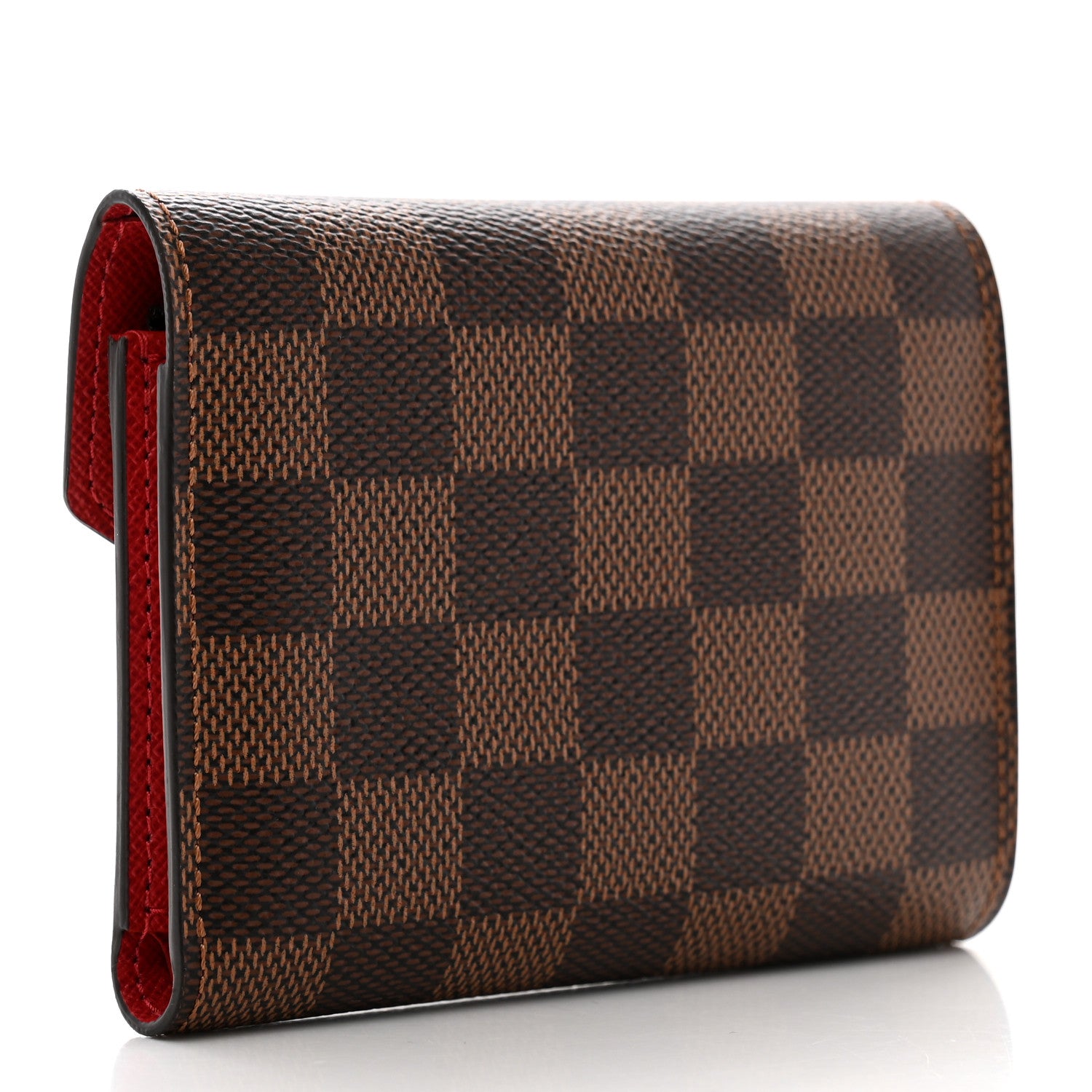 Louis Vuitton Damier Ebene Victorine Wallet Cherry 3 of 6