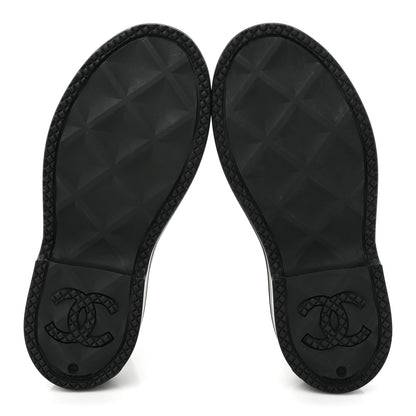 Chanel Rubber CC Short Rain Boots 38 Black 6 of 11