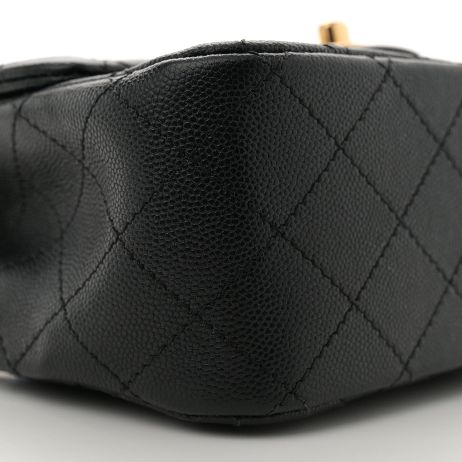 Chanel Caviar Quilted Mini Square Flap Black 9 of 10