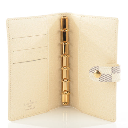 Louis Vuitton Damier Azur Small Ring Agenda Cover 5 of 7