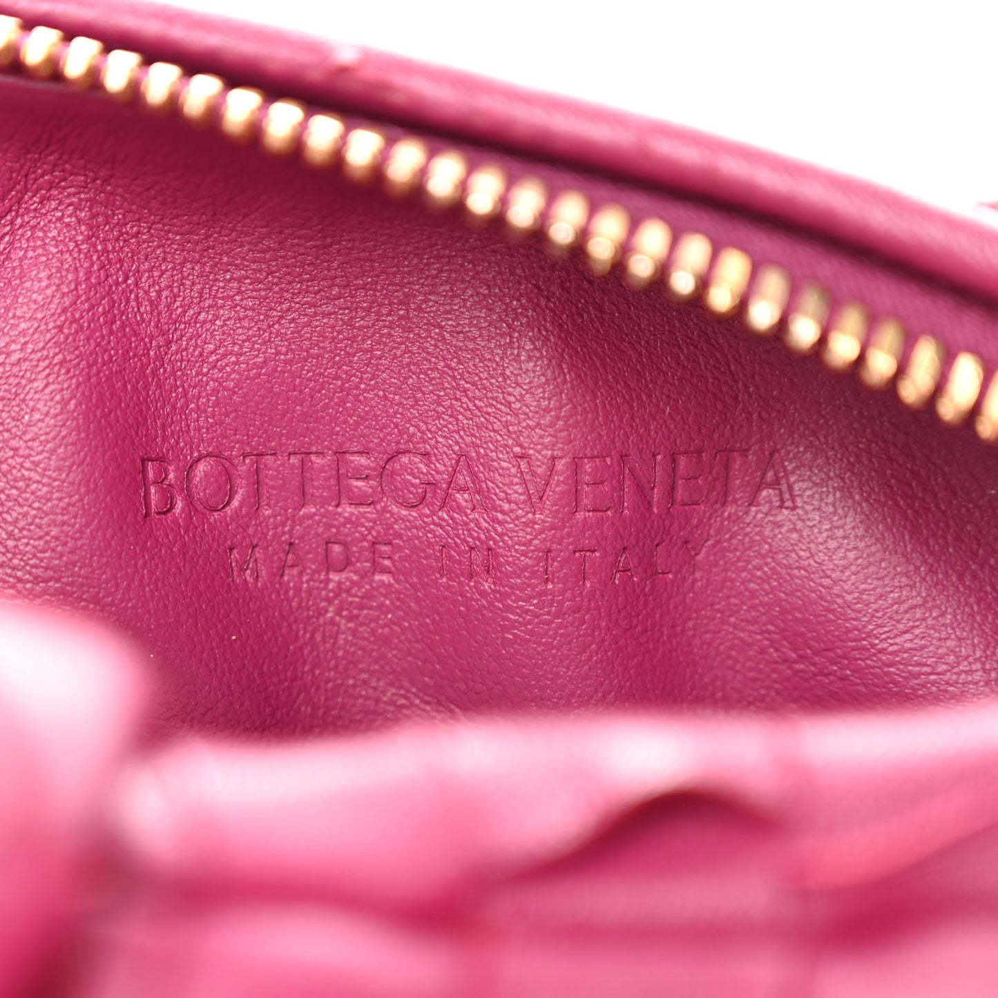 Nappa Intrecciato Mini Jodie Cinnabar