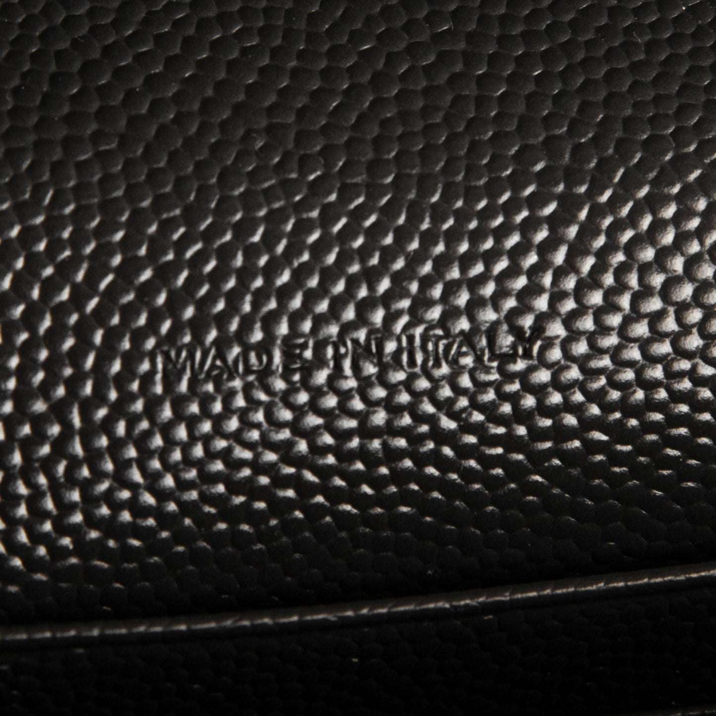 Grain De Poudre Matelasse Chevron Monogram Envelope Chain Wallet Coal