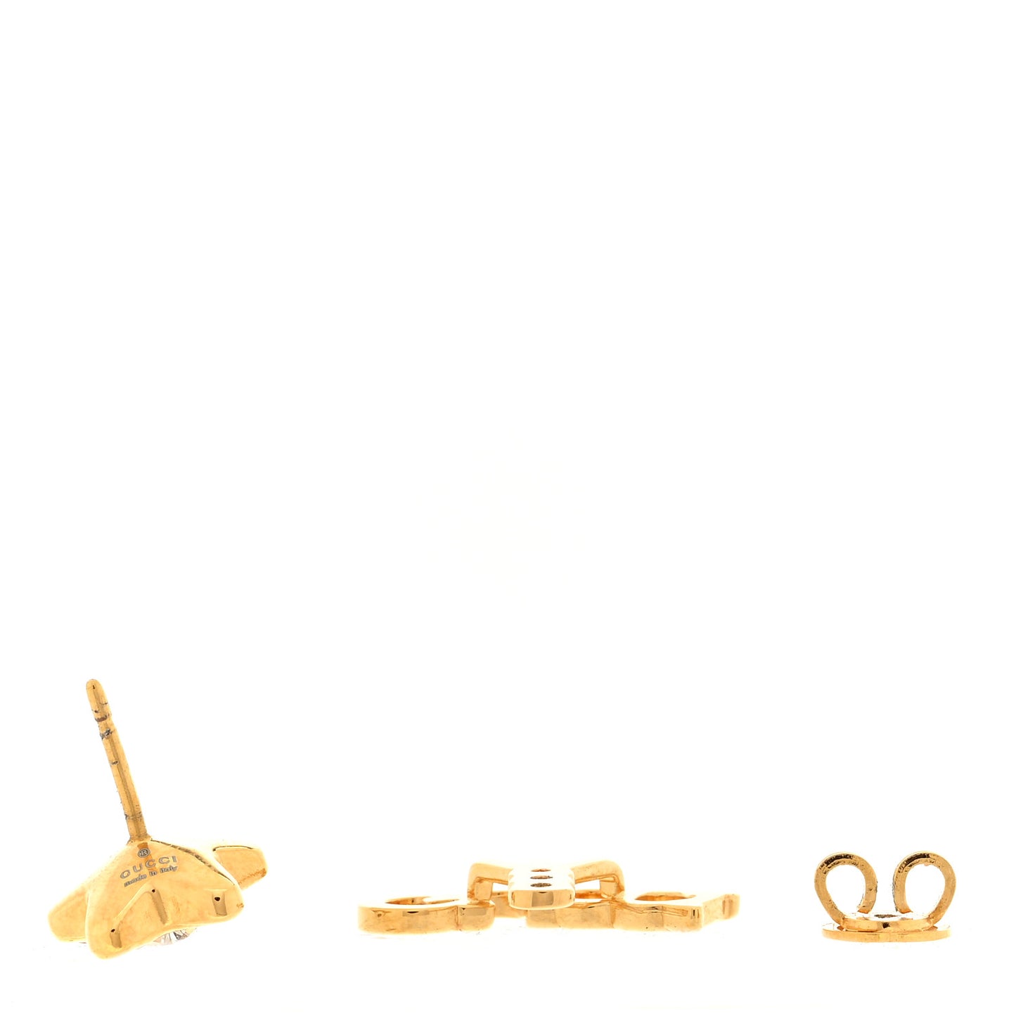 Crystal Star Logo Single Earring Gold