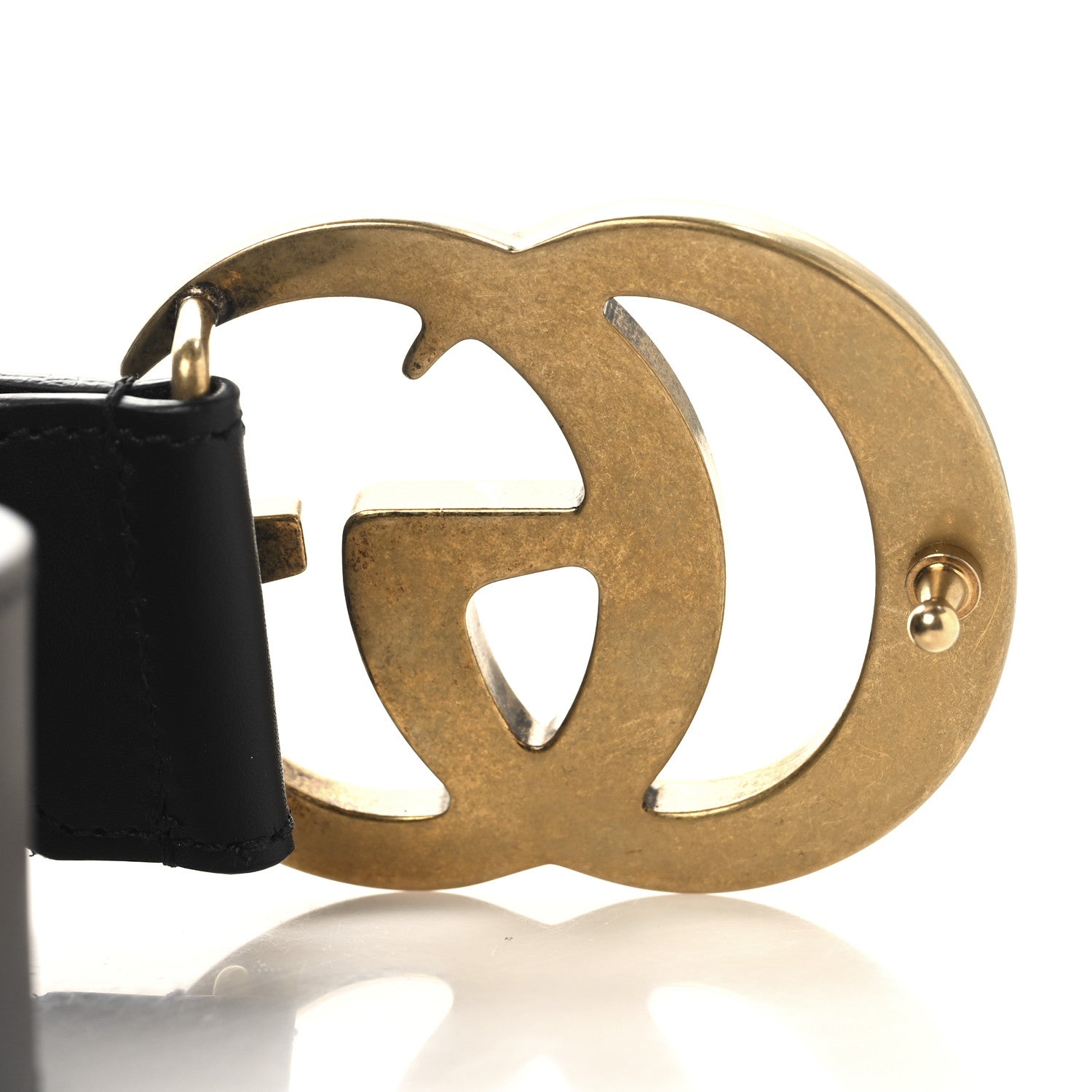 Gucci Calfskin Double G 40mm Belt 80 32 Black 6 of 6