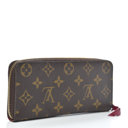 Louis Vuitton Monogram Clemence Wallet Fuchsia 3 of 7