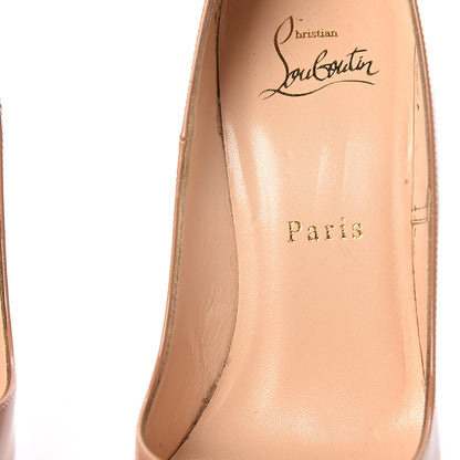 Christian Louboutin Patent So Kate 120 Pumps 37 Nude 17 of 21