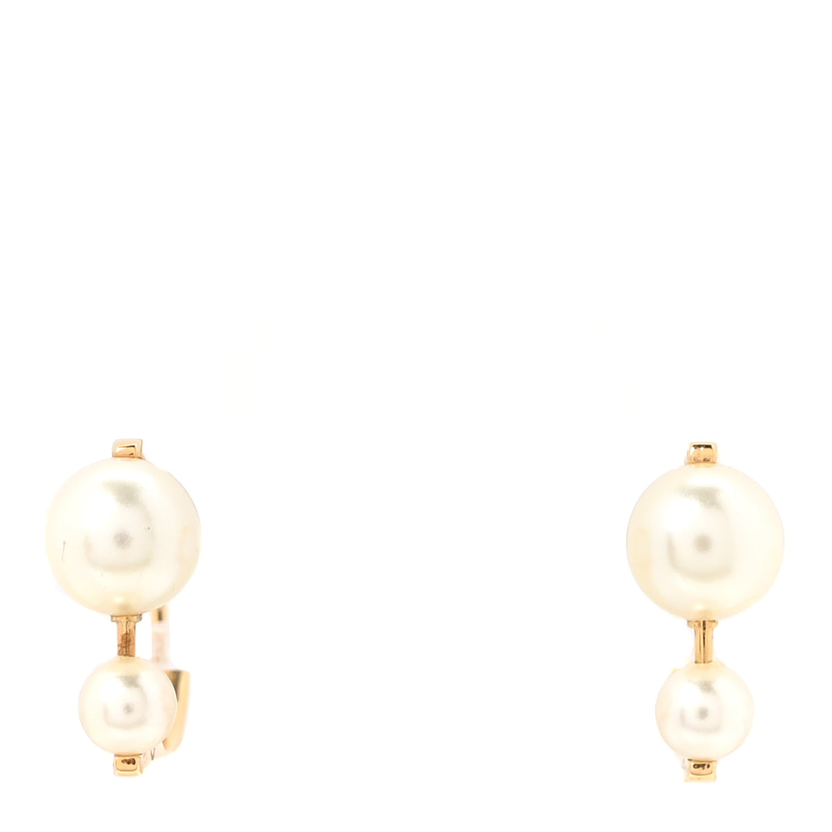 Metal Pearl Small Tribal New Look Earrings Gold