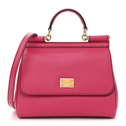 Dolce & Gabbana Dauphine Small Miss Sicily Satchel Rosa Geranio 1 of 12