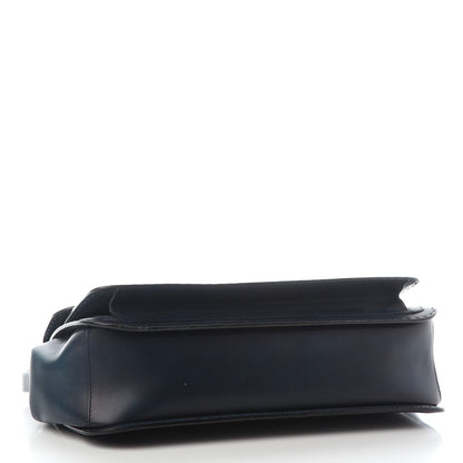 Gucci Calfskin Large Lady Stirrup Top Handle Dark Blue 3 of 10