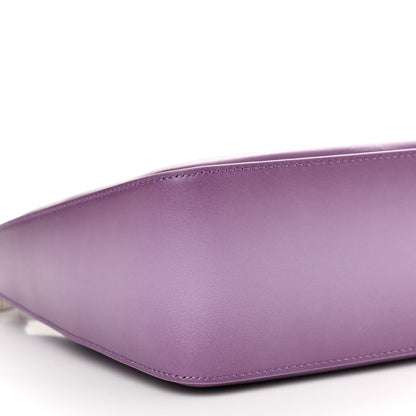 Givenchy Smooth Calfskin Small Moon Cut Out Shoulder Bag Mauve 9 of 10