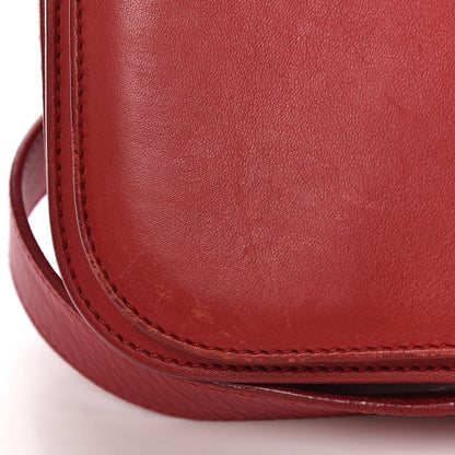 Saint Laurent Calfskin Classic Y Satchel Red 12 of 25