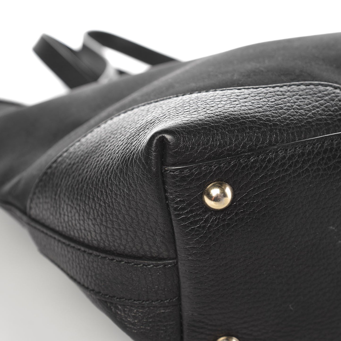 Monogram Bucket Tote Black