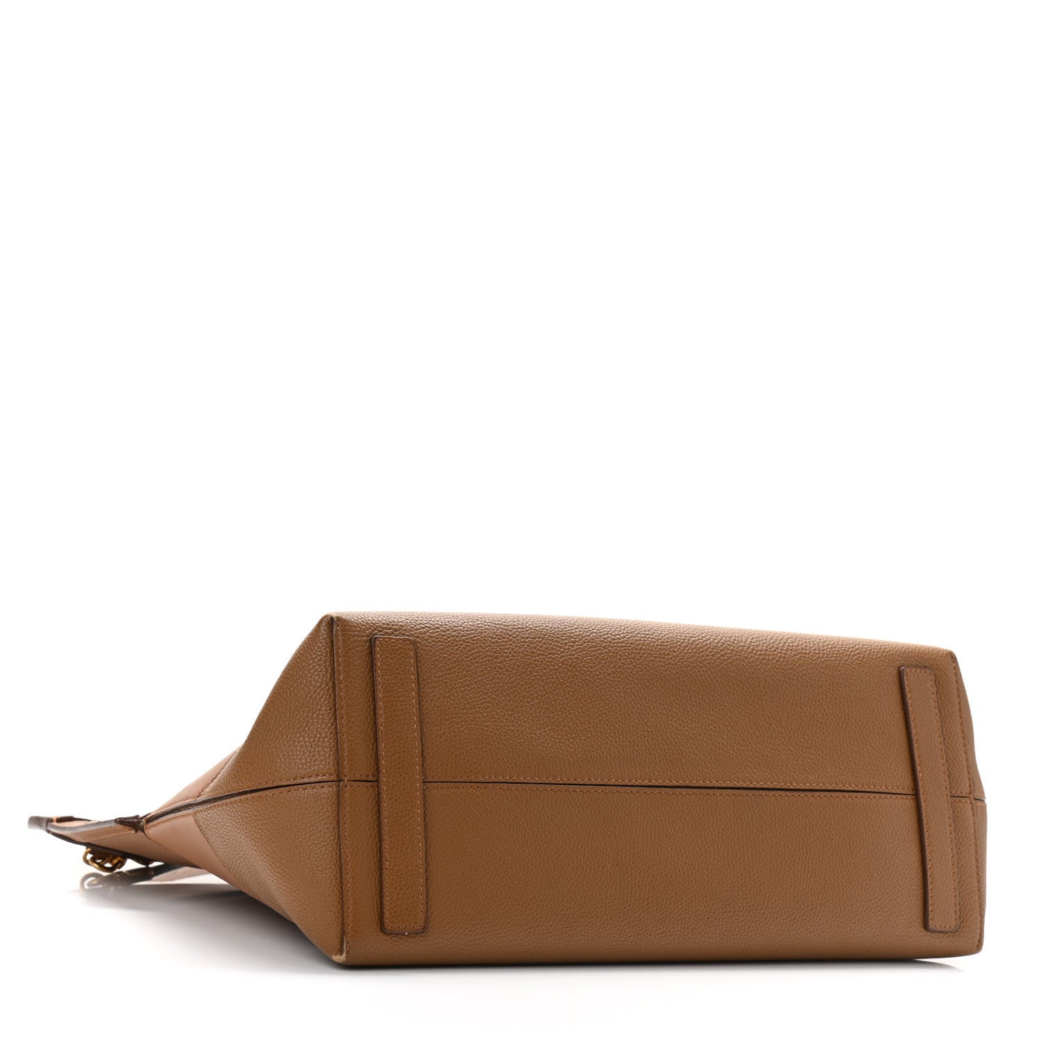 Burberry Calfskin Medium Society Top Handle Tote Tan 4 of 12